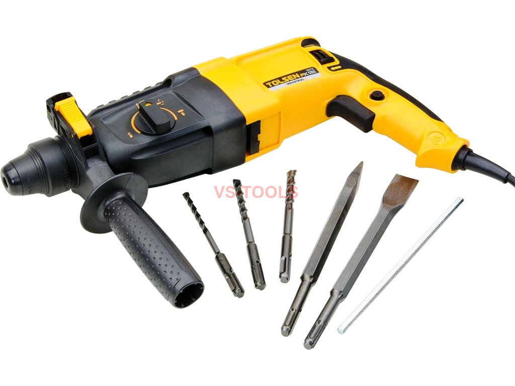 Concrete Rotary Hammer Drill Variable Speed MultiFunction